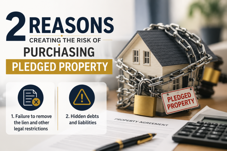 What makes buying a foreclosed property risky select two
