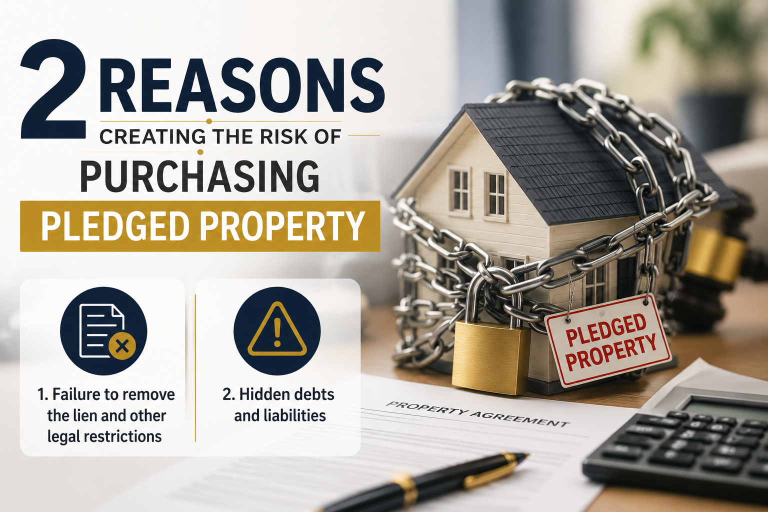What makes buying a foreclosed property risky select two